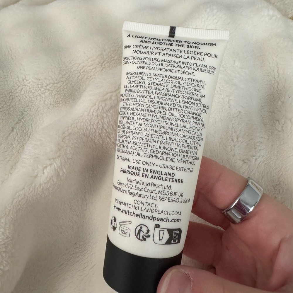 Mitchell and Peach English Leaf Body Soufflé Skincare Self-Care Soft Skin - Picture 3 of 4